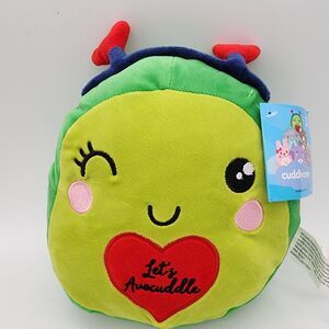Cuddly Crew Let's Avocuddle Cuddle Plush 9" Antennas Squishy Winking Eye